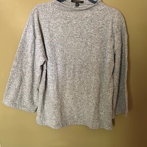 Banana Republic Gray Turtleneck Sweater Cowl Style